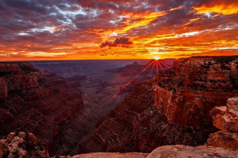 Earth - Sunrise Earth Grand Canyon Canyon Sunset Wallpaper
