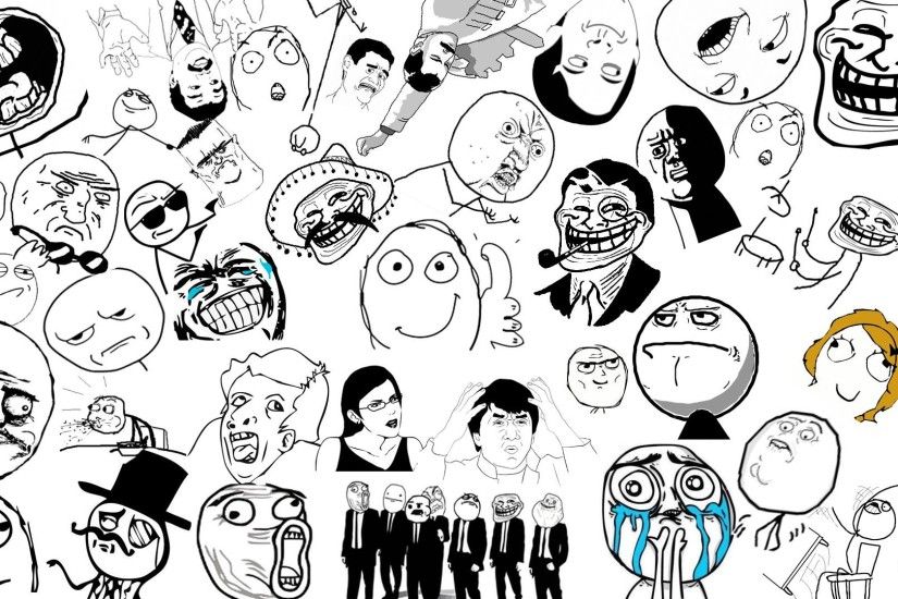 Troll Face Desktop Wallpaper