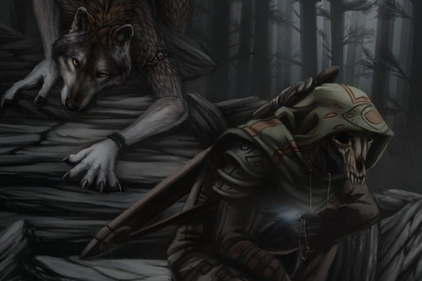 Werewolf And Grim Reaper