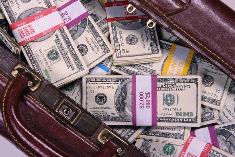 Loaded Bag of Money Wallpaper