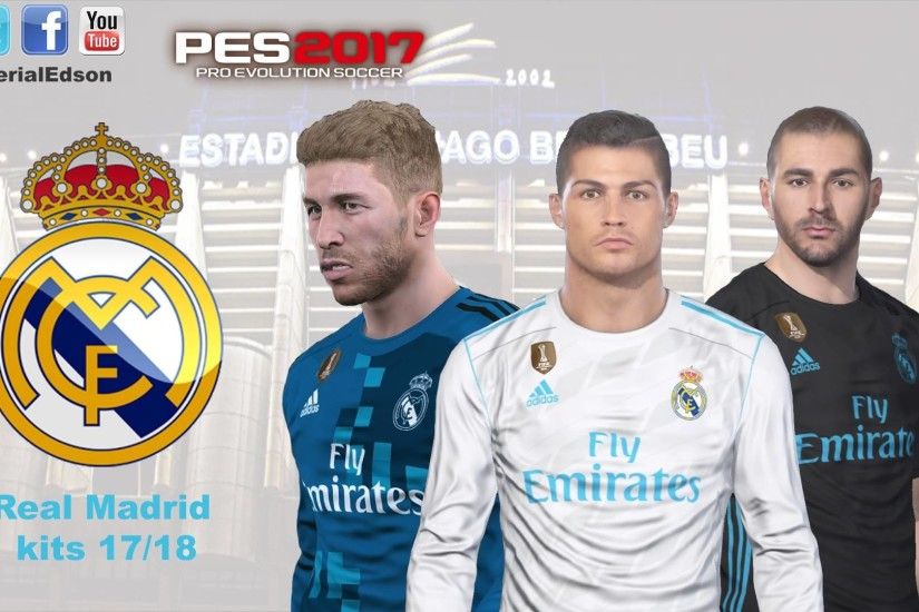 1920x1080 Download PES2017 Real Madrid 2017-2018 Kit Pack