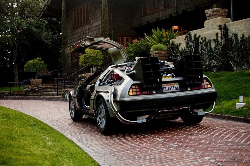wallpaper cars Â· DeLorean Â· Back to the Future
