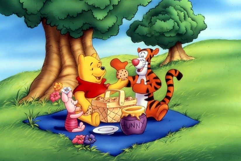 Cartoon - Winnie The Pooh Pooh Tigger Piglet (Winnie The Pooh) Wallpaper