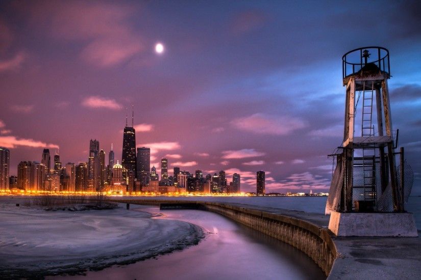 Chicago Skyline Wallpapers - Full HD wallpaper search