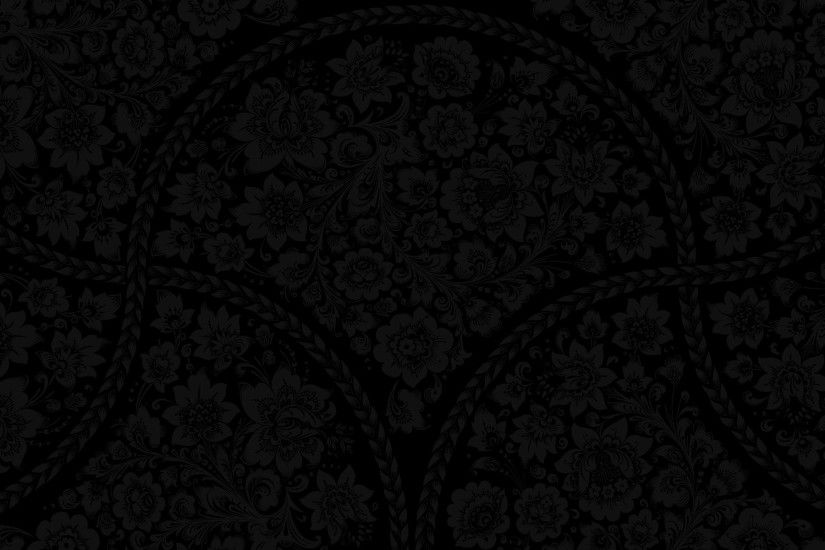 Pattern on black background