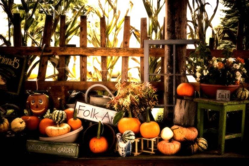Holiday - Halloween Fall Pumpkin Thanksgiving Wallpaper
