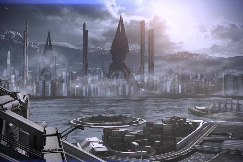 Mass Effect 3 Earth Vancouver Skyline Dreamscene Video Wallpaper - YouTube