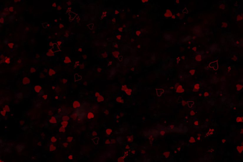Love themed black animated background with moving hearts and roses for  Valentine's Day Motion Background - VideoBlocks
