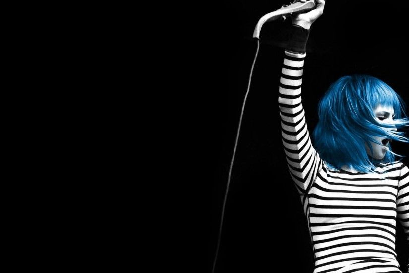 1920x1080 Wallpaper paramore, hair, color, background, girl