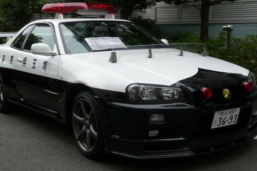 Nissan Skyline Gtr Police Car