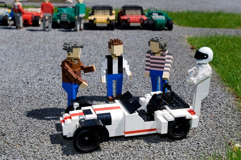 LEGO, Top Gear, The Stig, Sports Car, Richard Hammond, Jeremy Clarkson