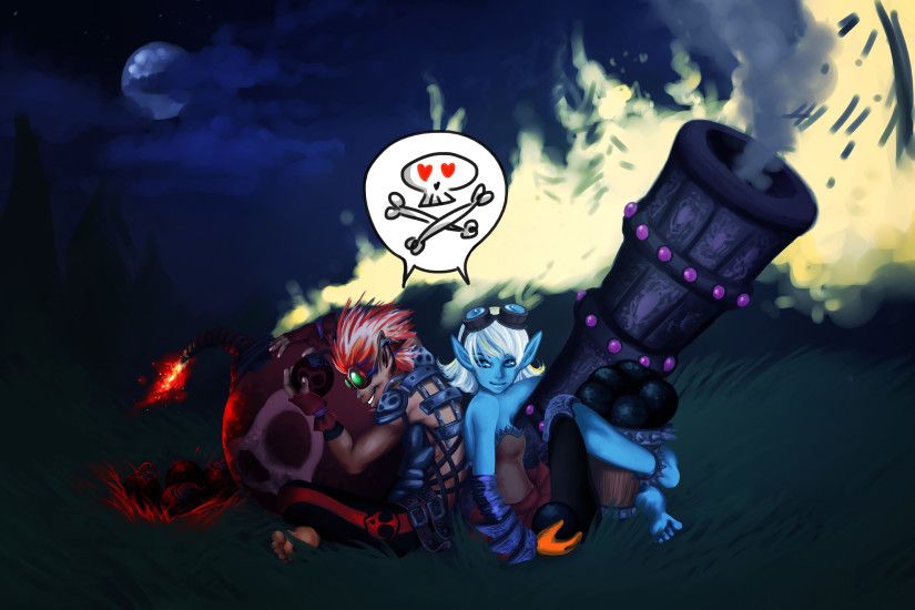 ... Tristana and Ziggs Personified by S-Athena