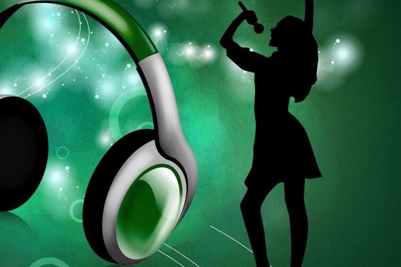 2048x2048 Wallpaper headphones, boy, girl, dance, singer, break dance