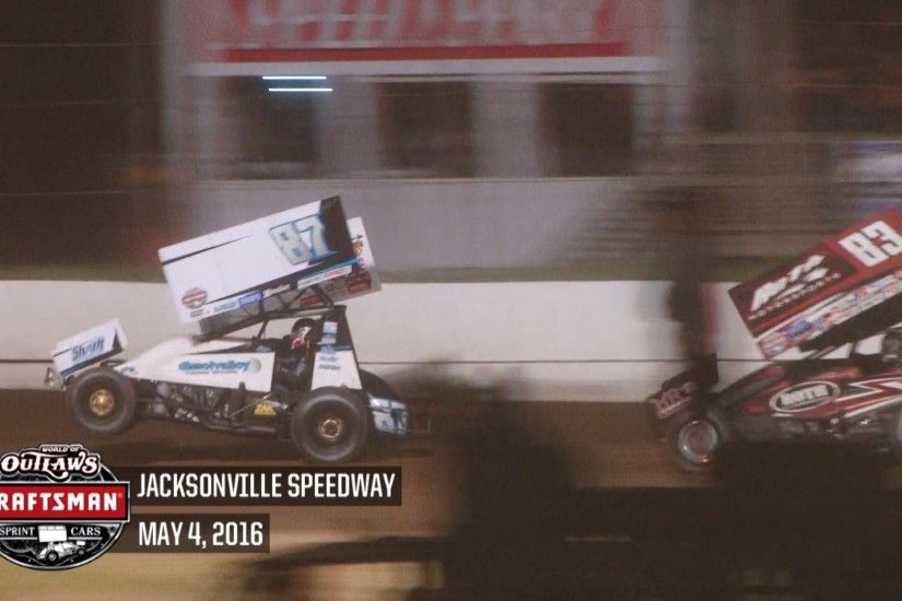 World of Outlaws Craftsman Sprint Cars Jacksonville Speedway May 4th, 2016  | HIGHLIGHTS - YouTube