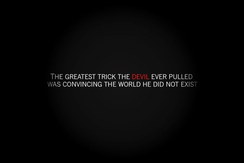 Devil quotes saying wallpaper