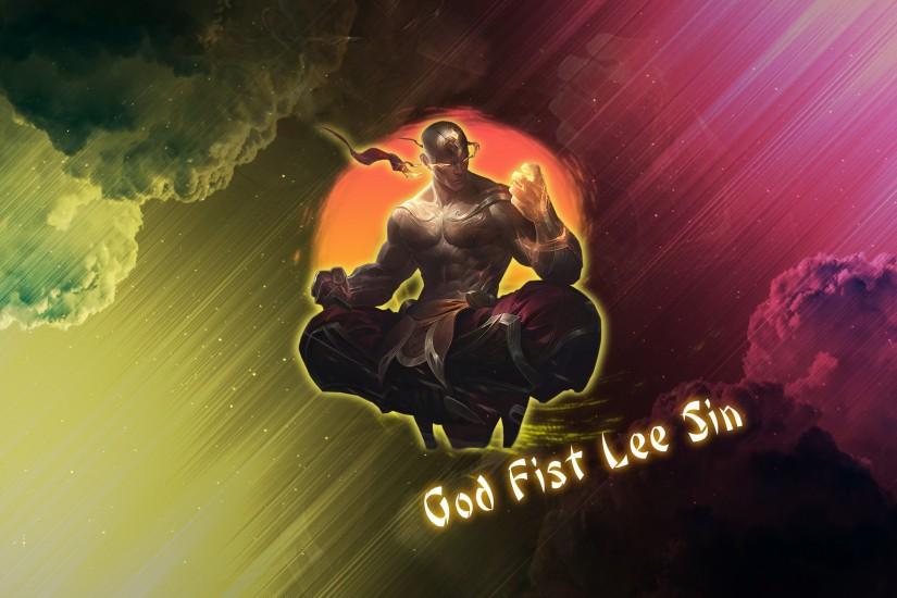God Fist Lee Sin by IzzyDew HD Wallpaper Fan Art Artwork League of Legends  lol