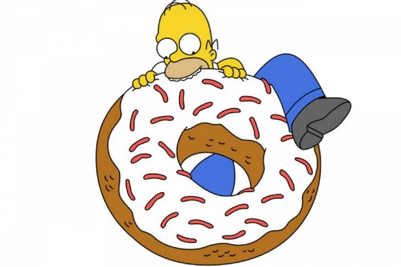 Homer Donut Wallpaper 758792
