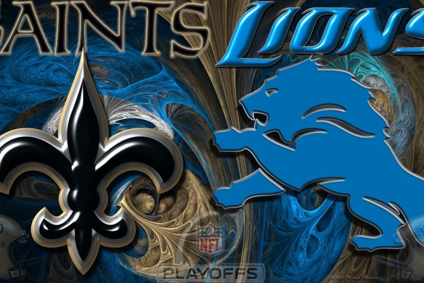 16x9 Widescreen | 16x10 Widescreen Detroit Lions New Orleans Saints Playoff  Wallpaper ...