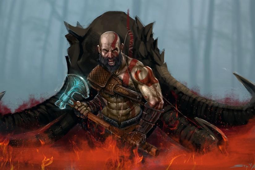 God Of War Kratos Â· Papel de Parede HD | Plano de Fundo ID:725019