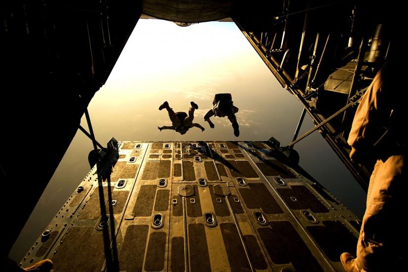air force para rescue jump high resolution HD Wallpaper - General .