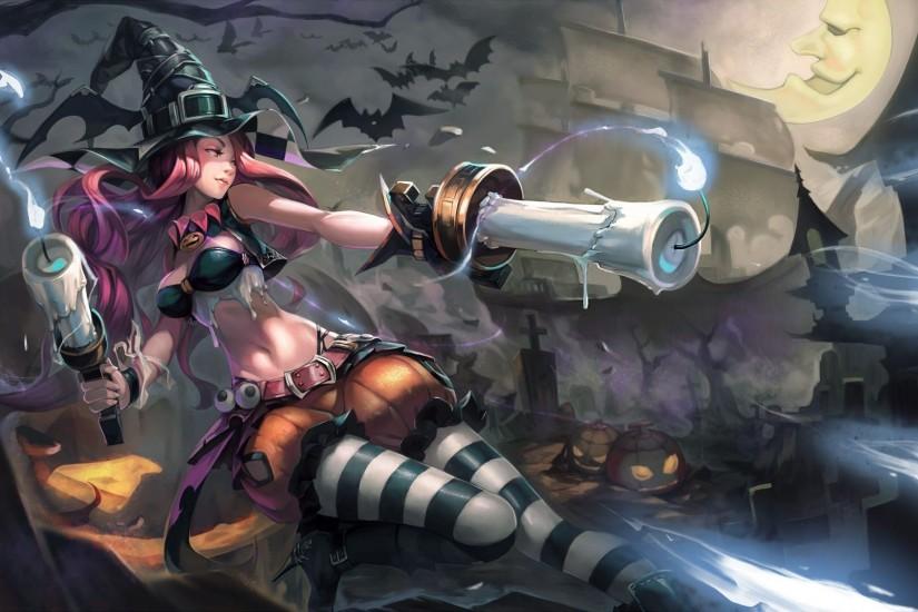 Download Miss Fortune with a gun - League of Legends wallpaper