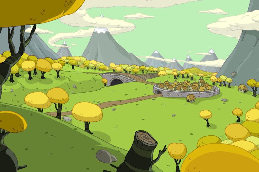 Adventure Time background art, the kingdom of Wildberry Princess. | The  World I Want To Live In | Pinterest | Environment, Cartoon background and  Concept ...