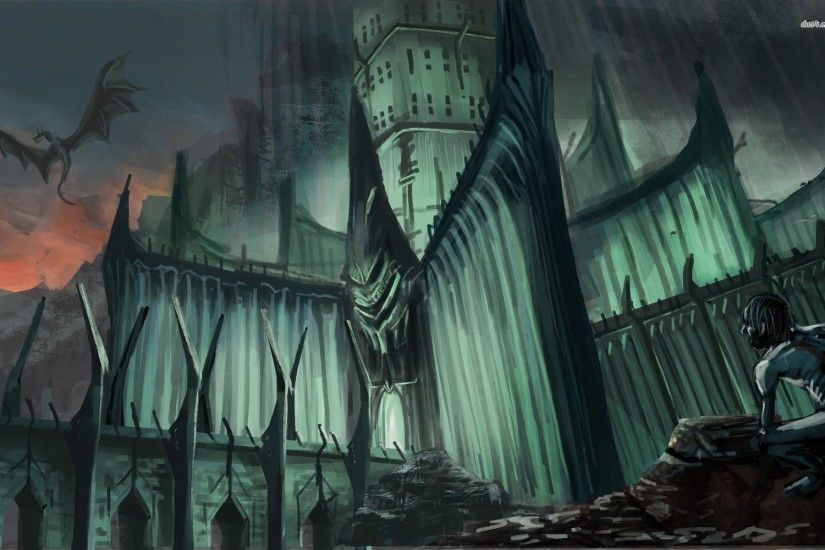 Gollum And Minas Morgul - The Lord Of Rings