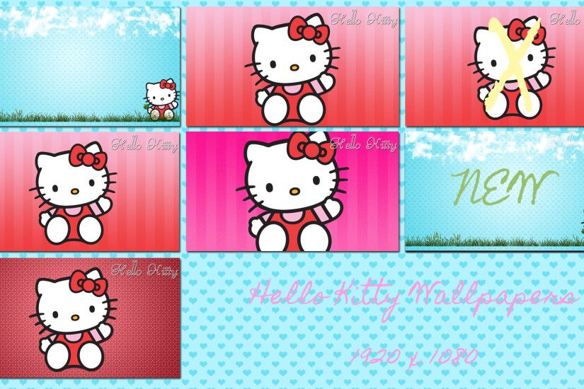 ... Cute Hello Kitty Desktop 6 Pack! - 1920 x 1080 by Sleepy-Stardust