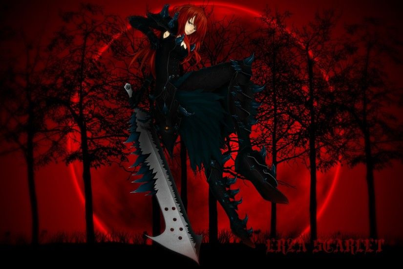 Erza Scarlet & Demon Mirajane Full HD Wallpaper and Background . ...