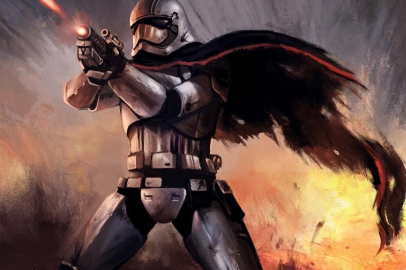 Movie - Star Wars Episode VII: The Force Awakens Star Wars Captain Phasma  Wallpaper
