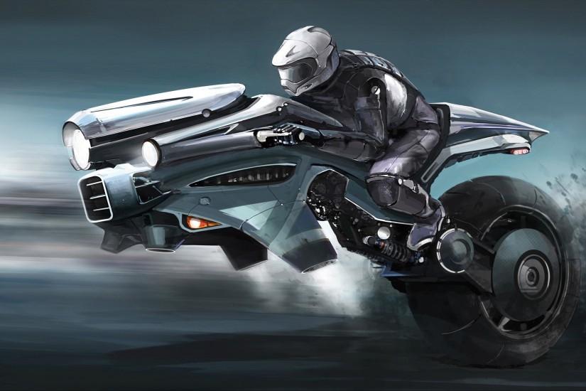 Motorcycle of the future wallpaper