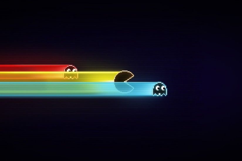 Preview wallpaper pacman, game, graphics, speed, harassment 1920x1080