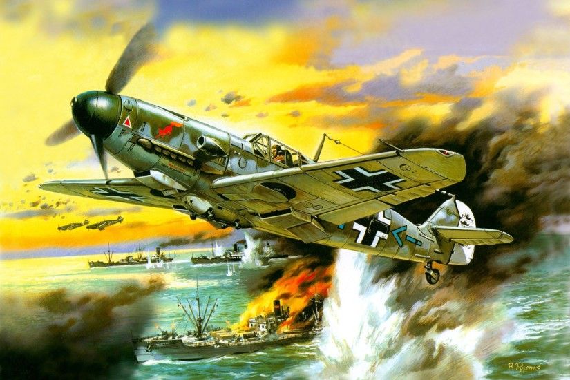 Messerschmitt, Messerschmitt Bf 109, World War II, Germany, Military  Aircraft, Luftwaffe Wallpapers HD / Desktop and Mobile Backgrounds