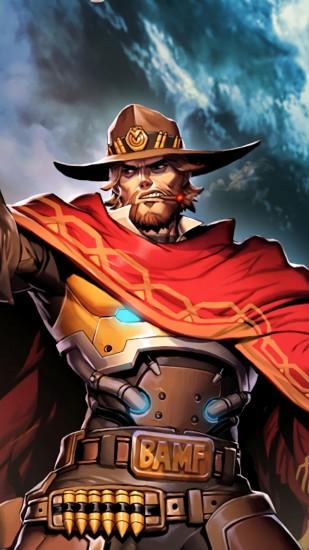 widescreen mccree wallpaper 1080x1920 for android 40