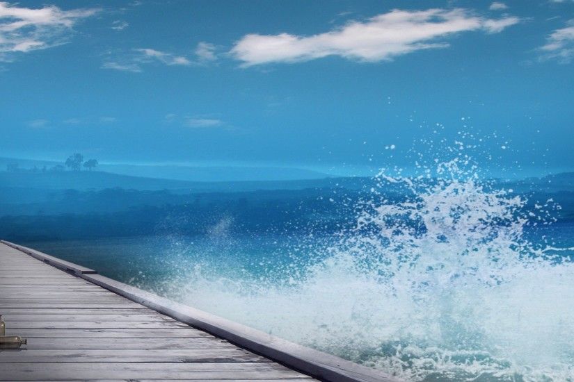 Nature Ocean Wide Desktop #Wallpaper