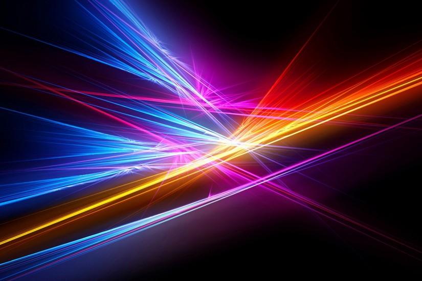 1920x1200 Wallpaper rays, colorful, lines, background, bright
