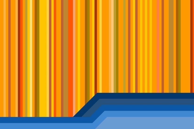 Yellow and blue stripes wallpaper