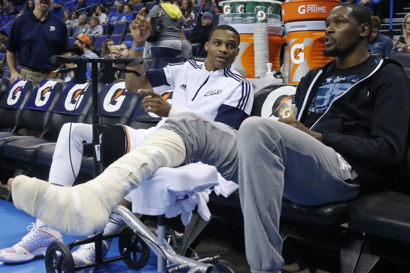 Durant, Westbrook injuries set back Thunder — but only for now | NBA |  Sporting News