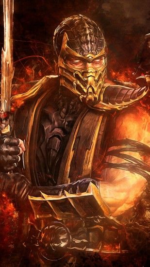 1080x1920 Mortal Kombat X Scorpion wallpaper | SyanArt gaming wallpapers |  Pinterest | Mortal kombat,