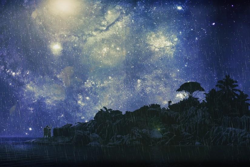 cool starry night background 1920x1080 for mac