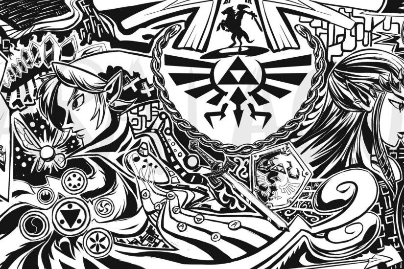 link triforce ocarina of time the legend of zelda majoras mask navi  windwaker 2324x1245 wallpaper Wallpaper