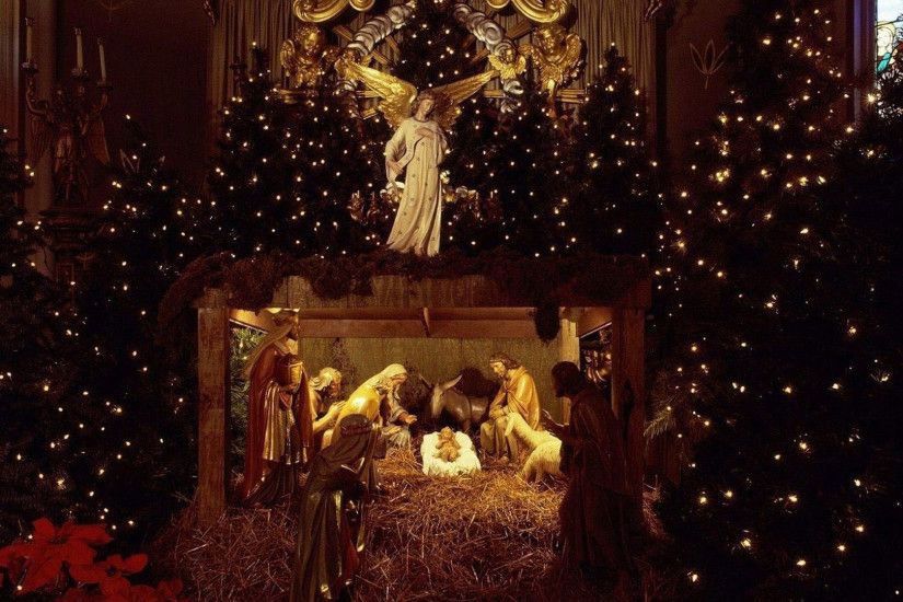 merry christmas nativity screensavers nativity scene desktop wallpapers 021  - Merry Christmas Nativity Scenes