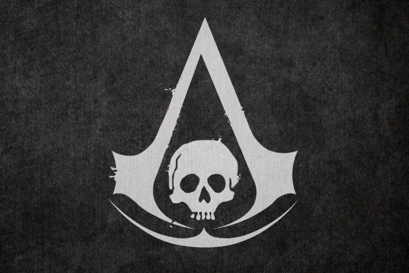 Assassin's Creed Black Flag Wallpaper Logo Wallpaper