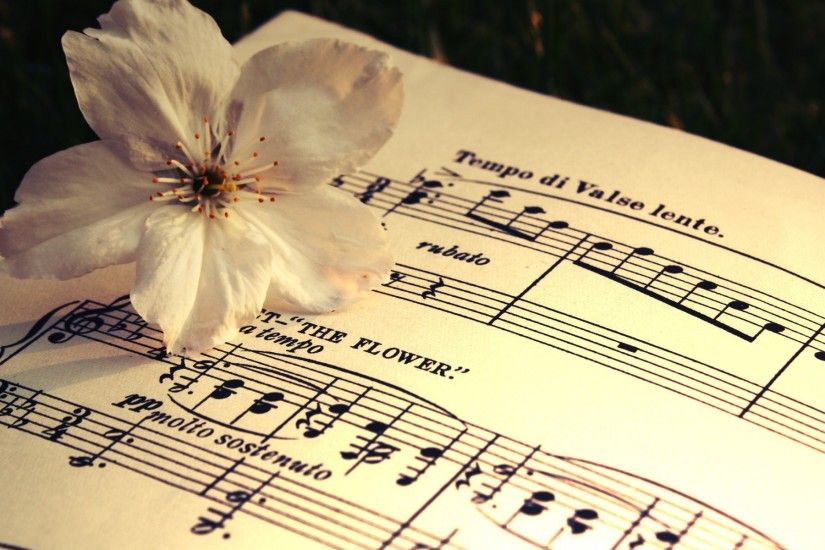 The Flower composition 1920Ã1200 Â· Music NotesClassical ...