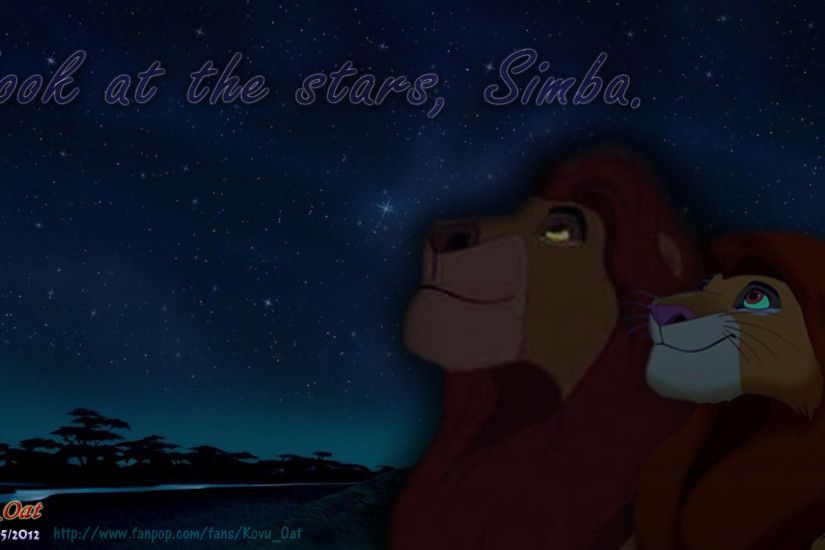 Lion king fathers and mothers images " Look at the stars Simba " The Lion  King wallpaper HD HD wallpaper and background photos