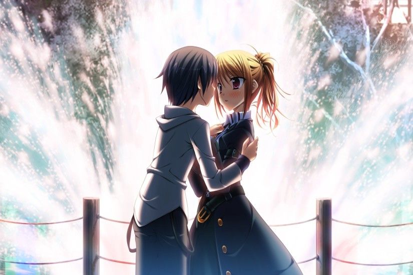 ... Anime Couple Wallpaper on WallpaperGet.com ...