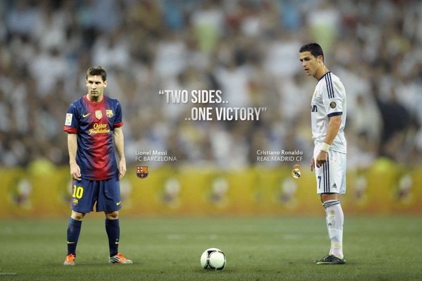 1920x1080 Lionel Messi VS Cristiano Ronaldo Wallpaper HD