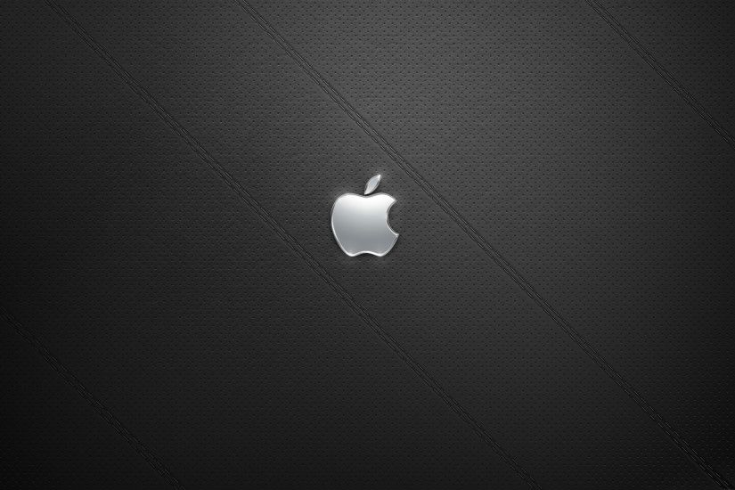 Leather Apple Logo Wallpaper