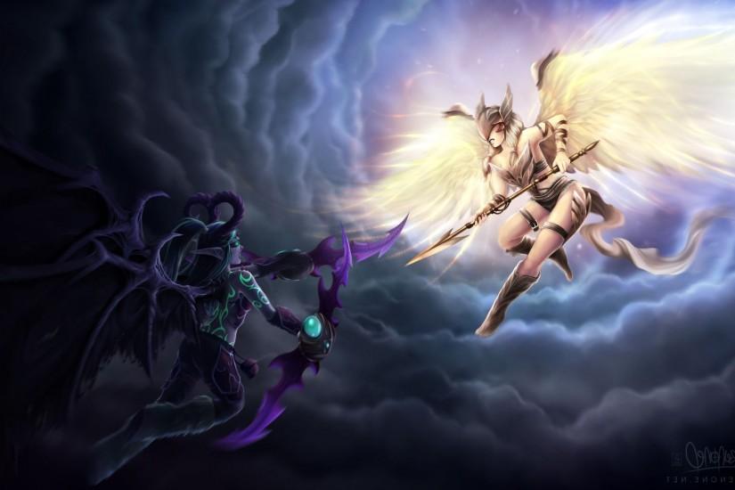 Wallpaper of Demon Hunter World of Warcraft Legion