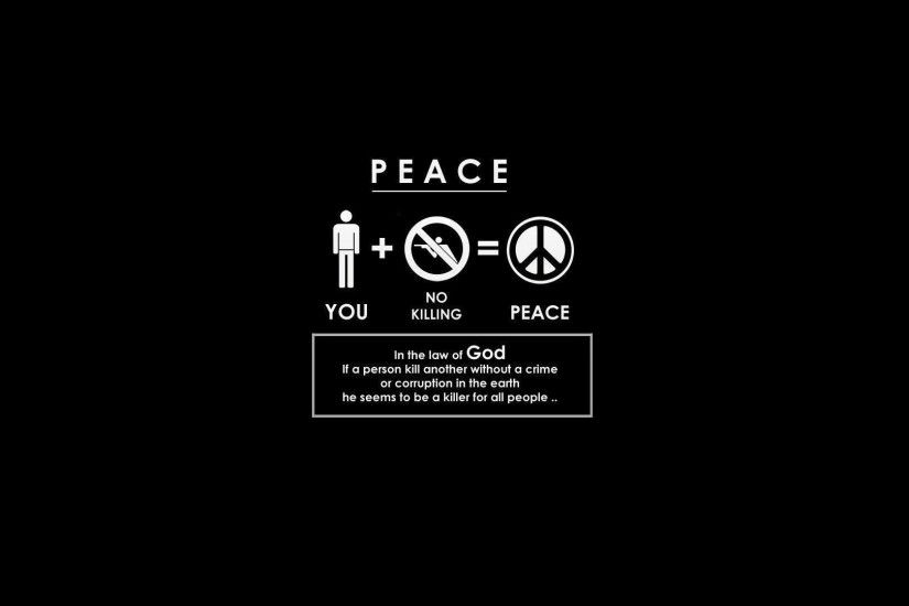 Images For > Peace Wallpaper Hd